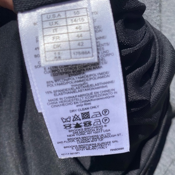 Brooks Brothers Gray Women's Dress Size 10 - Picture 9 of 10